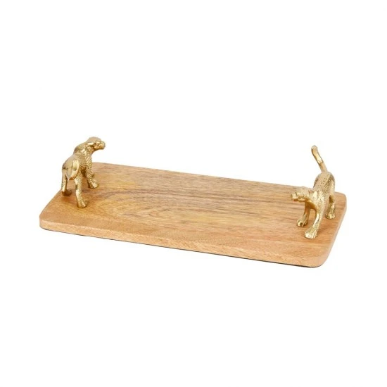 Shop quality Artesà Mango Wood Rectangular Serving Platter with Leopard Handles in Kenya from vituzote.com Shop in-store or online and get countrywide delivery!