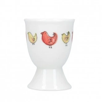 KitchenCraft Chicks Porcelain Egg Cup