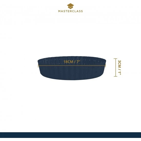Master Class Crusty Bake Non-stick Fluted Round Quiche Tin, 18cm, KCMCCB34 Shop quality Master Class Crusty Bake Non-stick Fluted Round Quiche Tin, 18cm in Kenya from vituzote.com Shop in-store or online and get countrywide delivery!