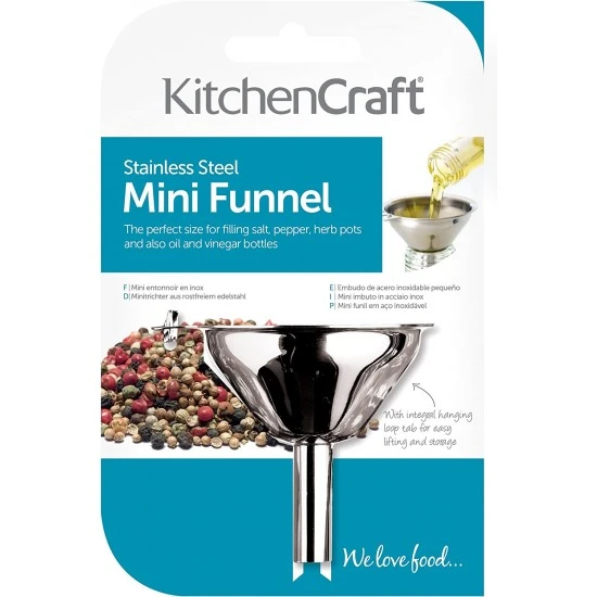 KitchenCraft Stainless Steel Mini Funnel, 5.5cm, KCMINIFUNNEL Shop quality KitchenCraft Stainless Steel Mini Funnel, 5.5cm in Kenya from vituzote.com Shop in-store or online and get countrywide delivery!