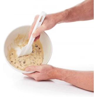 Kitchen Craft Flexible Plastic Spatula/Bowl Scraper, 26.5 cm
