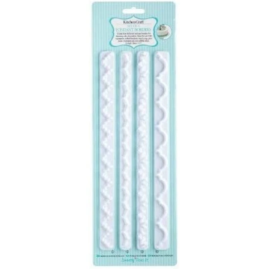 Sweetly Does It Cake Boarder Fondant Moulds, Set of Four, Blister Carded-26cm, SDIBORDERPK4 Shop quality Sweetly Does It Cake Boarder Fondant Moulds, Set of Four, Blister Carded-26cm in Kenya from vituzote.com Shop in-store or online and get countrywide delivery!