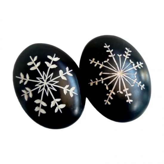 Undugu Soapstone Hand-Crafted Snowflakes and Stars Pebbles - 1 Piece, Assorted, UN2023SNFL01-star Shop quality Undugu Soapstone Hand-Crafted Snowflakes and Stars Pebbles - 1 Piece, Assorted in Kenya from vituzote.com Shop in-store or online and get countrywide delivery!