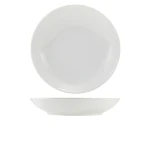 Neville Genware Incise Porcelain Solara Coupe Bowl 25.5cm