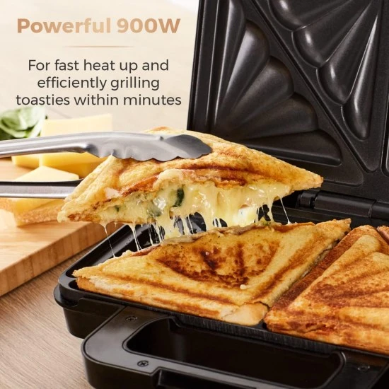 Shop quality Tower Deep Filled Sandwich Maker with Non-Stick Coated Plate and Automatic Temperature Control, 900 Watts, Rose Gold in Kenya from vituzote.com Shop in-store or online and get countrywide delivery!