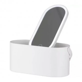 Carmen LED Mirror & Cosmetics Case - White