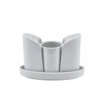 Neville GenWare Porcelain 4 Piece Condiment Set