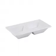 Neville GenWare Porcelain Double Dish, 15 x 8cm / 6 x 3"