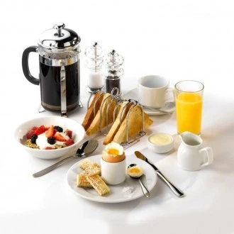 Neville Genware Chrome Horseshoe 6 Slice Toast Rack