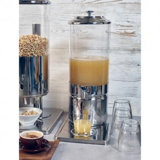 Neville GenWare Stainless Steel Commercial Juice Dispenser, 7 Litres