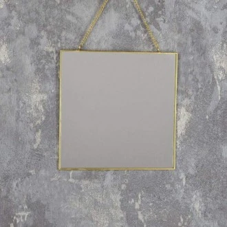 Candlelight Hanging Mirror Gold, 20cm