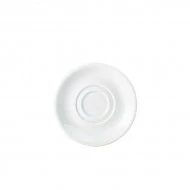 Neville Genware Porcelain Double Well Saucer 15cm/6" Well Size 4.9cm