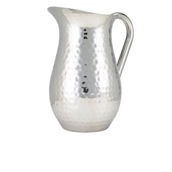 Neville GenWare Hammered Stainless Steel Water Jug 2L/67.6oz 22 x 13.5 x 23.5cm (L x W x H), HWJ200 Shop quality Neville GenWare Hammered Stainless Steel Water Jug 2L/67.6oz 22 x 13.5 x 23.5cm (L x W x H) in Kenya from vituzote.com Shop in-store or online and get countrywide delivery!