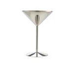Neville Genware Stainless Steel Martini Glass 240ml / 24cl/8.5oz