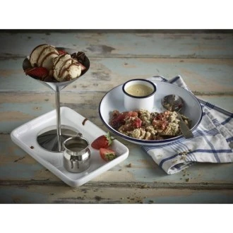 Neville Genware Stainless Steel Martini Glass 240ml / 24cl/8.5oz