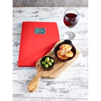 Neville Genware Olive Wood Paddle Board,  38 x 18cm