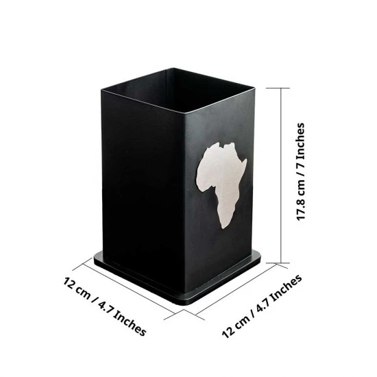 Zuri Africa Design Large Cutlery Holder With Anti-Skid Pads, Black, CUTA1B Shop quality Zuri Africa Design Large Cutlery Holder With Anti-Skid Pads, Black in Kenya from vituzote.com Shop in-store or online and get countrywide delivery!