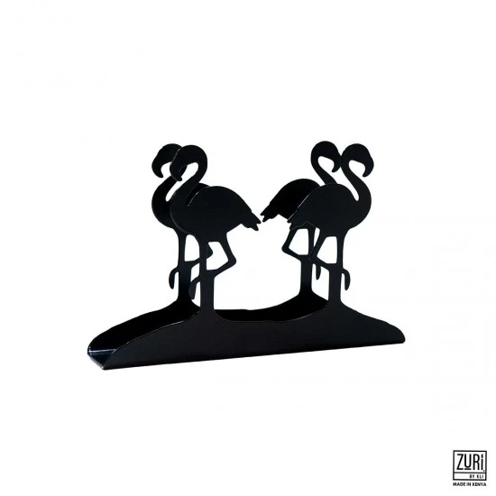 Zuri Flamingo Design Stylish Duo Serviette Holder- Matte Black, SHHFLCB Shop quality Zuri Flamingo Design Stylish Duo Serviette Holder- Matte Black in Kenya from vituzote.com Shop in-store or online and get countrywide delivery!