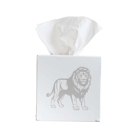 Shop quality Zuri Lion Design Tissue Box Cover, White in Kenya from vituzote.com Shop in-store or online and get countrywide delivery!