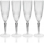 Maxwell & Williams Verona Set of Four Champagne Flutes 150ml 