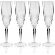 Maxwell & Williams Verona Set of Four Champagne Flutes 150ml 