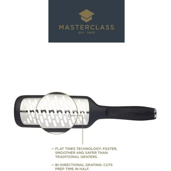 MasterClass West Blade Handheld Stainless Steel Cheese Grater with Handle - Fine Holes, MCWBFINE Shop quality MasterClass West Blade Handheld Stainless Steel Cheese Grater with Handle - Fine Holes in Kenya from vituzote.com Shop in-store or online and get countrywide delivery!