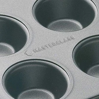 Master Class 12-Hole Non-Stick Mini Cupcake Tray / Baking Tin, 26 x 20 cm