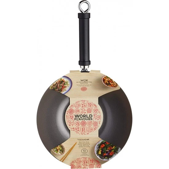 World Of Flavours Oriental Carbon Steel Non-Stick Wok, 30cm, KCOR3 Shop quality World Of Flavours Oriental Carbon Steel Non-Stick Wok, 30cm in Kenya from vituzote.com Shop in-store or online and get countrywide delivery!