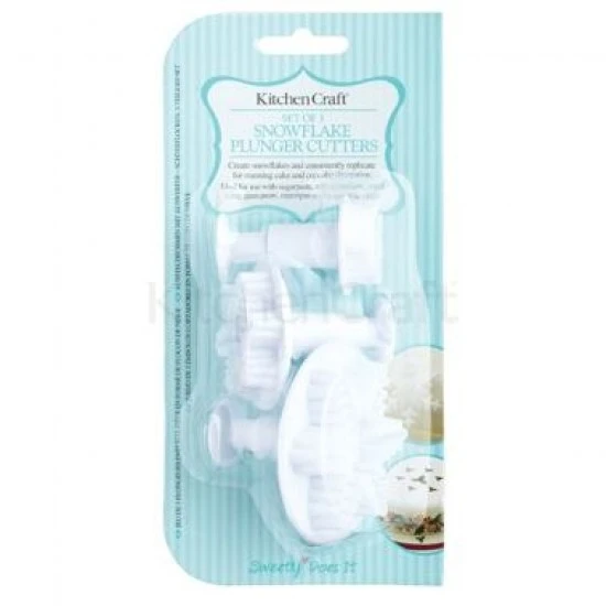 Shop quality Kitchen Set of 3 Snowflake Fondant Plunger Cutters in Kenya from vituzote.com Shop in-store or online and get countrywide delivery!
