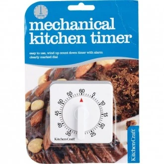 Kitchen Craft Deluxe Wind Up 60 Minute Kitchen Timer