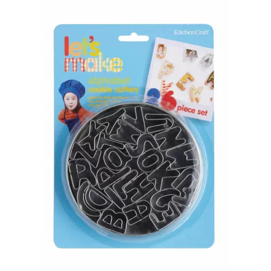 Kitchen Craft Let s Make 26-Alphabet Cookie Cutters With Metal Storage Tin, KCLMCUTALPH Shop quality Kitchen Craft Let s Make 26-Alphabet Cookie Cutters With Metal Storage Tin in Kenya from vituzote.com Shop in-store or online and get countrywide delivery!