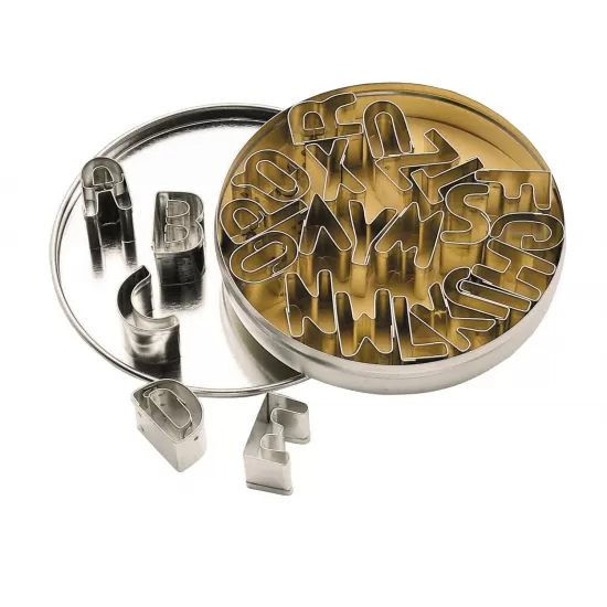 Kitchen Craft Let s Make 26-Alphabet Cookie Cutters With Metal Storage Tin, KCLMCUTALPH Shop quality Kitchen Craft Let s Make 26-Alphabet Cookie Cutters With Metal Storage Tin in Kenya from vituzote.com Shop in-store or online and get countrywide delivery!