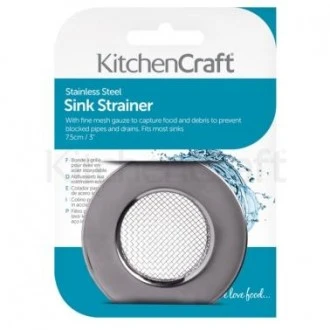 Kitchen Craft Stainless Steel Sink Strainer - 7.5 cm (3")