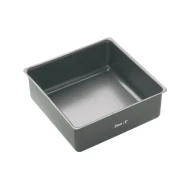 Master Class Deep Square Cake Pan with Loose Base, 20 cm 