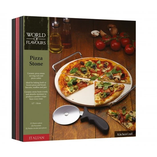 World of Flavours Italian Pizza Stone Set, KCPIZSTONE Shop quality World of Flavours Italian Pizza Stone Set in Kenya from vituzote.com Shop in-store or online and get countrywide delivery!