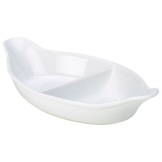 Shop quality Neville Genware Divided Vegetable Dish 32cm/12.5" 31.5 x 15.5 x 6.5 x 4cm (L x W x H to ear x H to middle) in Kenya from vituzote.com Shop in-store or online and get countrywide delivery!