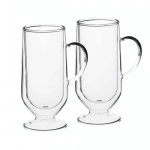 La Cafetière Double Walled Irish Coffee Glasses, Set of 2, 275ml each