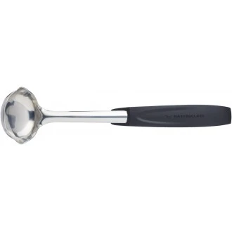 Master Class Stainless Steel Sauce Ladle - Black