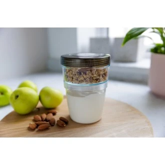 MasterClass Eco Snap Yoghurt and Granola Breakfast Pot, 500 ml