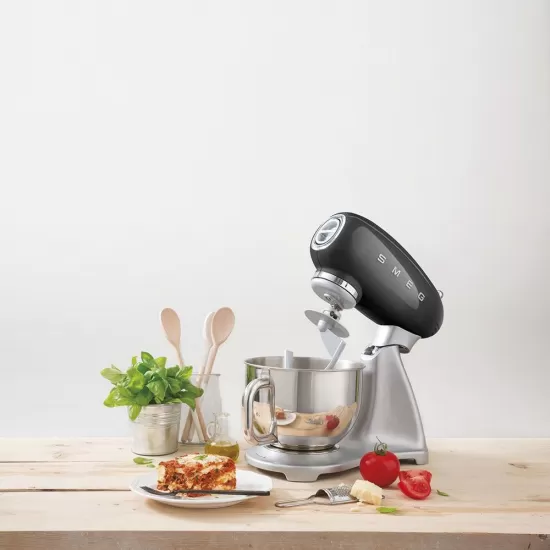 SMEG 50 s Retro Stand 4.8 Liter Mixer, Black, SMF02BLUK Shop quality SMEG 50 s Retro Stand 4.8 Liter Mixer, Black in Kenya from vituzote.com Shop in-store or online and get countrywide delivery!
