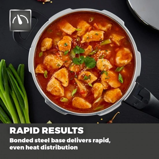 Shop quality Tower Express Pressure Cooker with Bakelite Lid Lock System, Visual Pressure Indicator, 4 Litre, Stainless Steel in Kenya from vituzote.com Shop in-store or online and get countrywide delivery!