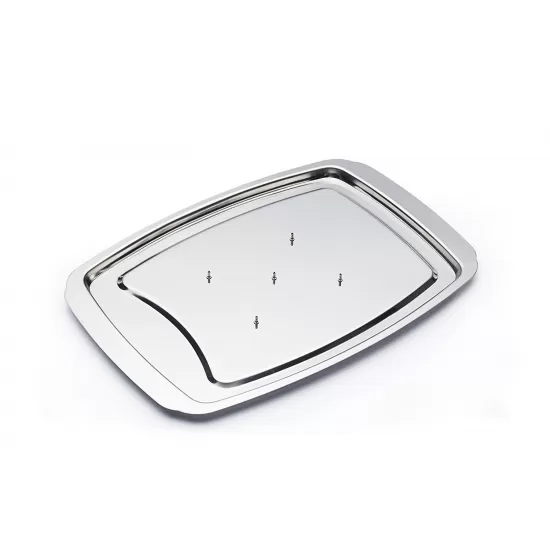 Kitchen Craft Carving Tray / Meat Tray, Stainless Steel, 35.5cm x 25.5cm, KCCARVE Shop quality Kitchen Craft Carving Tray / Meat Tray, Stainless Steel, 35.5cm x 25.5cm in Kenya from vituzote.com Shop in-store or online and get countrywide delivery!