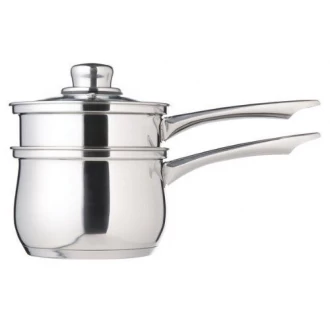 Kitchen Craft Clearview Stainless Steel Porringer, 5 Liters