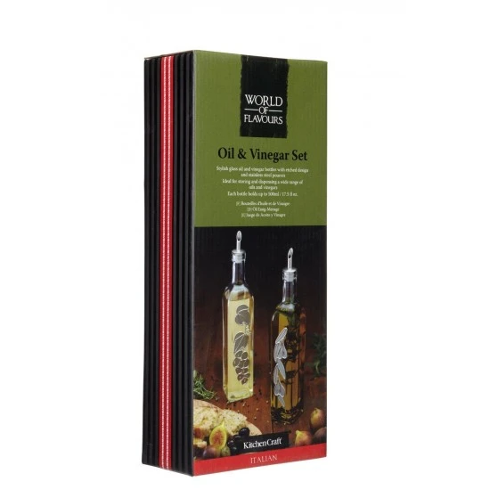 Kitchen Craft Italian Glass Oil and Vinegar Bottles - Set of 2, 500ml each, KCGLOILVIN Shop quality Kitchen Craft Italian Glass Oil and Vinegar Bottles - Set of 2, 500ml each in Kenya from vituzote.com Shop in-store or online and get countrywide delivery!