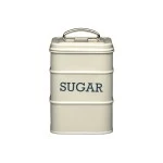 Kitchen Craft Living Nostalgia Metal Sugar Canister, 11 x 17 cm - Antique Cream