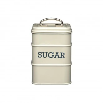 Kitchen Craft Living Nostalgia Metal Sugar Canister, 11 x 17 cm - Antique Cream