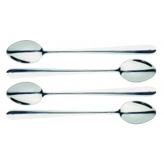 Master Class Stainless Steel Latte Spoons, 19.5 cm (Set of 4)