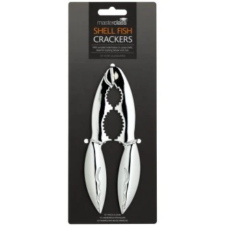 Master Class Deluxe Polished Crab and Lobster Crackers, Stainless Steel