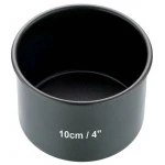 Master Class Non-Stick Deep Mini Round Cake Tin / Pork Pie Mould With Loose Base, 10 cm (4")