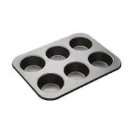 Master Class Non-Stick 6-Hole Deep Muffin Tin, 35 x 26 cm